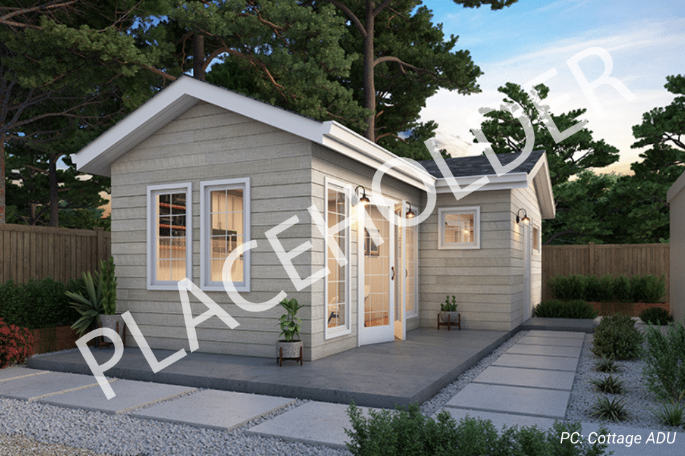 Placeholder image for an Accessory Dwelling Unit (ADU), used in development planning.