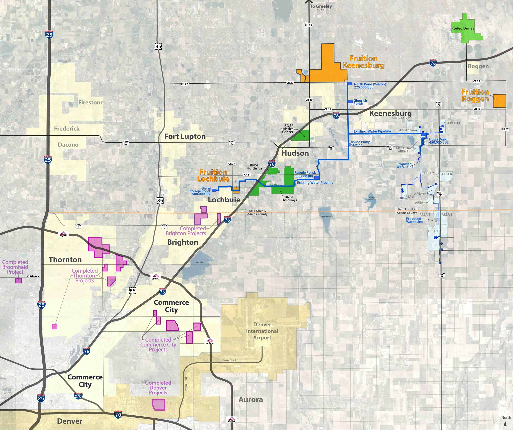 A map or illustration related to Colorado's regional infrastructure.